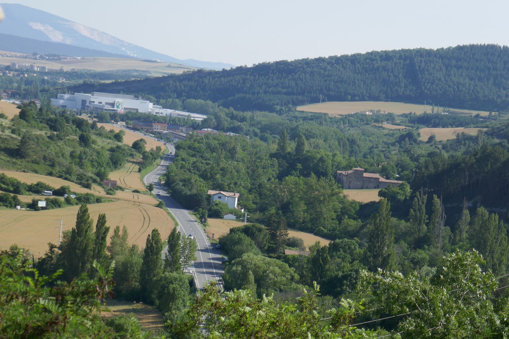 Pogled z Zabaldike v dolino