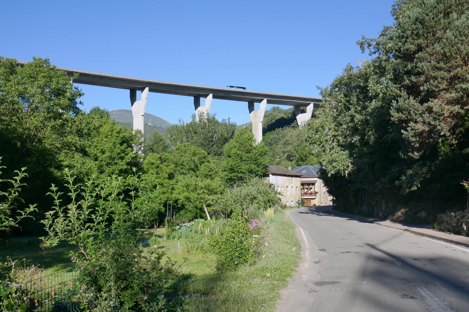 Viadukt avtoceste v Galicijo